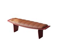 GEK208130 Moderno Banco Largo tapizado for Sala de Estar y Uso doméstico Cuero for Dormitorio Extremo Cama Decorativo(XS)
