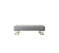 GEK208130 Moderno Banco otomano de Almacenamiento Banco de Dormitorio tapizado extralargo con Gran Espacio de Almacenamiento for la Sala de Estar, Entrada, Dormitorio Decorativo(150 * 45 * 45cm)
