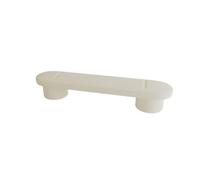 GEK208130 Moderno Bancos de Dormitorio tapizados de Lana de Cordero, Taburete otomano tapizado Moderno for Puerta, Sala de Estar, Cuarto de Bloqueo, Dormitorio Decorativo(Blanco,120 * 40 * 45cm)