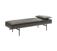 GEK208130 Moderno Bancos tapizados for Dormitorio, reposapiés de Cuero, Banco Decorativo for Entrada, Comedor, Sala de Estar, Dormitorio, Extremo de la Cama, Gris Decorativo