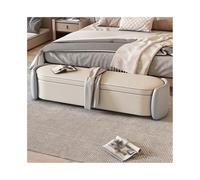 GEK208130 Moderno Dormitorio Principal de Lujo Ligero, Banco Auxiliar, Cama con Almacenamiento, sofá Lateral Delantero, Banco de sofá Largo, Banco for Zapatos de Entrada Decorativo(Light Gray,Grande)