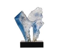 GEK208130 Moderno Escultura Abstracta de Resina Transparente, Pieza Decorativa for la Entrada Sala Estar Escultura