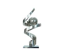 GEK208130 Moderno Escultura artística Decorativa Creativa de Acero Inoxidable, Adorno Minimalista Moderno Lujo for Hotel Escultura