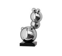 GEK208130 Moderno Escultura geométrica de Acero Inoxidable, Moderna y Minimalista, esférica, for Mesa, decoración Interiores Escultura