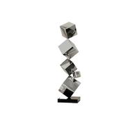 GEK208130 Moderno Escultura geométrica Minimalista de Acero Inoxidable: un Adorno Escritorio Ligero y Lujoso for la Entrada Escultura