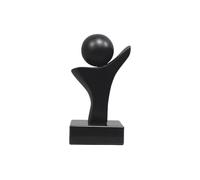 GEK208130 Moderno Esculturas, Artículos Decorativos, Piezas de Arte Abstracto, Muebles TV for Sala Estar, Decoraciones Estudio Escultura(Negro)