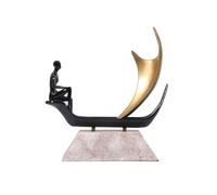 GEK208130 Moderno Figura de Resina Arte Abstracto Creativo, Adorno velero, decoración for la Mesa Centro y Entrada Escultura