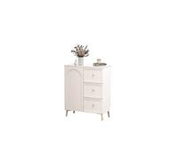 GEK208130 Moderno Gabinete de Zapatos de Madera Maciza con Panel de Roca, Puerta económica for el hogar, gabinete de Zapatos de Entrada de Gran Capacidad Organizador(Pequeño)