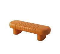 GEK208130 Moderno Inicio Sofá tapizado en Cuero for Cambiar Zapatos Banco Cama de Descanso Decorativo(Medio)
