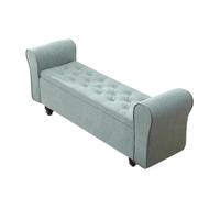 GEK208130 Moderno Mesilla de Noche Multifuncional for Dormitorio, Taburete for sofá, Tienda de Ropa, Banco for Zapatos Decorativo(Green,Pequeño)