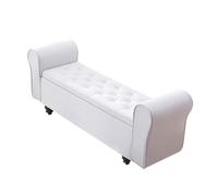 GEK208130 Moderno Mesilla de Noche Multifuncional for Dormitorio, Taburete for sofá, Tienda de Ropa, Banco for Zapatos Decorativo(Beige,Grande)