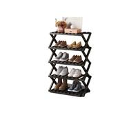 GEK208130 Moderno Puerta de Almacenamiento for el hogar, Dormitorio de Dioses, Zapatero pequeño Plegable, instalación Gratuita, Zapatero Simple Organizador(Medio)