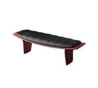 GEK208130 Moderno Taburete Cambiador de Zapatos Metal for Sala Estar, Taburete tapizado Cuero for Dormitorio, Extremo Cama Decorativo(XS)
