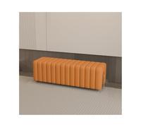 GEK208130 Moderno Taburete de cabecera for Dormitorio, mesita de Noche, Perchero, Ligero, de Lujo, de Alta Gama, sofá, guardarropa, sofá Largo, Banco for Zapatos Decorativo(Orange)