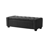 GEK208130 Moderno Taburete de Cama Ligero de Lujo for el hogar, tocador, Banco de Descanso, Taburete for Zapatos, Taburete de sofá for Sala de Estar y Dormitorio. Decorativo(Dark Gray,Pequeño)
