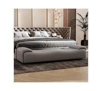 GEK208130 Moderno Taburete de Cama, sofá, Banco Largo, Ligero, de Lujo, for Dormitorio, Almacenamiento de Ropa, guardarropa, Banco for Cambiar Zapatos Decorativo(Grey,Medio)