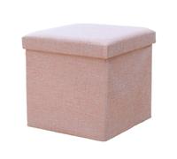 GEK208130 Moderno Taburete de Entrada for Zapatos, Taburete Almacenamiento for el hogar, for Sentarse for Adultos, Caja Decorativo(Pink,Grande)