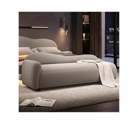 GEK208130 Moderno Taburete de Noche for Dormitorio, sofá, Chaise Longue, pequeño apartamento, Banco, Estilo Crema, sofá Sencillo. Decorativo(Light Gray,Medio)