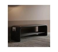 GEK208130 Moderno Taburete for Cambiar Zapatos en la Puerta, Zapatero, Almacenamiento, Taburete de Dos usos, Dormitorio, Sencillo, mesita de Noche, Banco for Sentarse Decorativo(Negro,Grande)