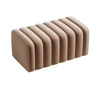 GEK208130 Moderno Taburete for Limpiar Zapatos, Banco de Entrada for el hogar, Banco Simple for Ropa for Sala Estar, Taburete for sofá, Noche Color sólido, Rectangular Decorativo(Khaki,80cm)