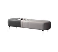 GEK208130 Moderno Taburete Ligero de Lujo for sofá, guardarropa for el hogar, Ropa, Tienda de Zapatos, Descanso, Cambio de Zapatos, Banco de Cuero Junto a la Cama Decorativo