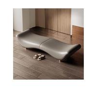 GEK208130 Moderno Taburete Minimalista Italiano for cabecera de Cama, Taburete for Dormitorio, Taburete for Frente de Cama, Banco for Zapatos, Banco for sofá de Tienda de Ropa Decorativo(Grey,Medio)