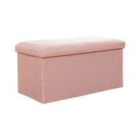 GEK208130 Moderno Taburete Rectangular for Cambiar Zapatos de Entrada, Taburete Almacenamiento for el hogar, Puede Sentarse, for Adultos, Caja, for, Banco Descanso Plegable Decorativo(Pink,Medio)