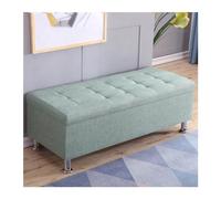 GEK208130 Moderno Taburete Rectangular for sofá, Taburete for lustrar Zapatos, for mesita de Noche, Almacenamiento Multifuncional, taburetes for vestidor Decorativo(Lime Green,150 * 40 * 40cm)