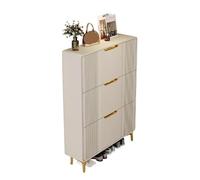 GEK208130 Moderno Zapatero con 3 cajones abatibles, Estrecho, for Entrada, 80 cm Organizador