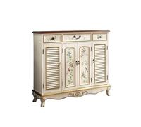 GEK208130 Moderno Zapatero de 4 Niveles con Puerta de Entrada y 3 cajones for la Entrada y la Sala de Estar. Organizador