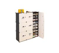 GEK208130 Moderno Zapatero for Puerta Simple, Caja de Almacenamiento Multicapa a Prueba de Polvo for el hogar, gabinete de Almacenamiento for Zapatos de Interior Organizador