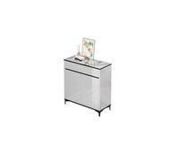 GEK208130 Moderno Zapatero for Uso doméstico, Puerta Ligera, Laca de Lujo, vestíbulo, gabinete de Entrada, Zapatero pequeño for el hogar, Entrada Organizador(Pequeño)