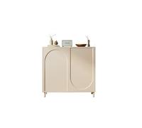 GEK208130 Moderno Zapatero Organizador de 80 cm con Puerta, Moderno Estante de Almacenamiento for Entrada, Pasillo y Armario, Beige Organizador