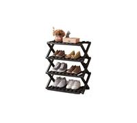 GEK208130 Moderno Zapatero pequeño Plegable for Dormitorio, Zapatero de instalación Gratuita, Puerta Sencilla, Almacenamiento for el hogar Organizador(Medio)