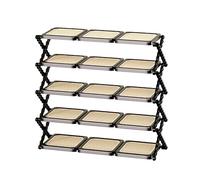 GEK208130 Moderno Zapatero Plegable de Entrada, Sencillo, Alto Valor estético, Ajustable, múltiples Capas Almacenamiento Organizador