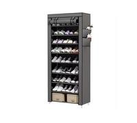 GEK208130 Moderno Zapatero Sencillo for Dormitorio, Vivienda de Alquiler Multicapa de Gran Capacidad a Prueba de Polvo con Armario for Zapatos Organizador(Grey)