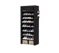 GEK208130 Moderno Zapatero Sencillo for Dormitorio, Vivienda de Alquiler Multicapa de Gran Capacidad a Prueba de Polvo con Armario for Zapatos Organizador(Negro)