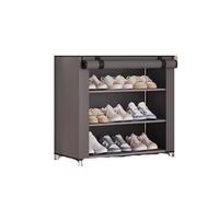 GEK208130 Moderno Zapatero Sencillo for Puerta, Carcasa de Alquiler a Prueba de Polvo for el hogar, con Armario for Zapatos, Dormitorio, Multicapa, Gran Capacidad Organizador(Grey)