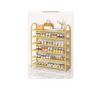 GEK208130 Moderno Zapatero Sencillo for Puerta de casa, de Lujo, for Interiores, Multicapa, Ahorra Espacio y Ahorra Polvo. Organizador(Gold,Grande)