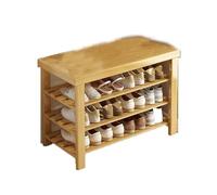 GEK208130 Moderno Zapatero Taburete Cambiador Uso doméstico Puerta Pasillo Exterior Fácil de sentar Entrar Almacenamiento Organizador(Medio)