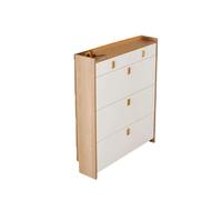 GEK208130 Moderno Zapatero Tipo Cubo abatible Ultrafino, Sencillo y práctico for el hogar, Ideal for la Entrada Organizador