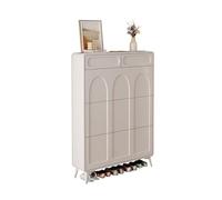 GEK208130 Moderno Zapatero Ultrafino con Tapa abatible, Armario de Almacenamiento for Entrada de casa, Zapatero Integrado de Pared. Organizador