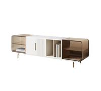 GEK208130 Modulo TV Mueble de TV de Estilo Minimalista Moderno, Mueble de Suelo acrílico, pequeño Mueble de Almacenamiento for el hogar for Sala de Estar Mesa TV