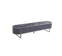 GEK208130 Modulo TV Mueble de TV Sencillo y Moderno, Mueble de Suelo for el hogar, Sala de Estar, Villa, con Patas de Soporte de Metal, Almacenamiento de encimera Ancha Mesa TV