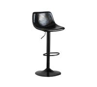 GEK208130 Multiusos Inicio Comedor Bar Isla Sillas de mostrador Taburetes de Bar Sencillos Taburetes Altos elevables giratorios Sillas de cafetería Moderno(Negro)