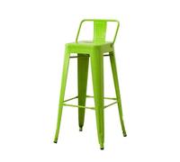 GEK208130 Multiusos Silla Alta de Estilo Industrial, Barril de Gasolina, Hierro, Barra Decorativa, taburetes de Bar de Estilo Retro, taburetes de Restaurante Moderno(Green)