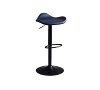 GEK208130 Multiusos Silla de Bar de Moda, Silla Alta de Hierro Que Puede Levantar y Girar, Taburete Alto de Lujo Ligero, taburetes de Bar con Respaldo Simple Moderno Moderno(Blue)