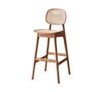 GEK208130 Multiusos Sillas de Bar de Madera Maciza con palitos de Vid, sillas for el hogar, taburetes de Bar, sillas de Patas Altas Moderno