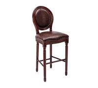 GEK208130 Multiusos Sillas de Bar de Madera Maciza Taburetes Altos Vintage Respaldos Sillas de Bar de recepción Taburetes Altos Moderno