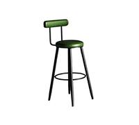 GEK208130 Multiusos Sillas de Bar nórdicas, taburetes Altos for el hogar, sillas de Comedor for cafeterías, Bares y restaurantes Moderno(Green)
